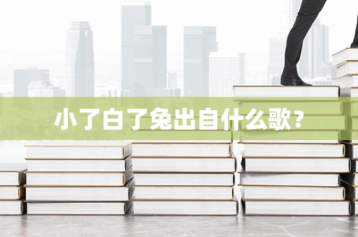 小了白了兔出自什么歌？