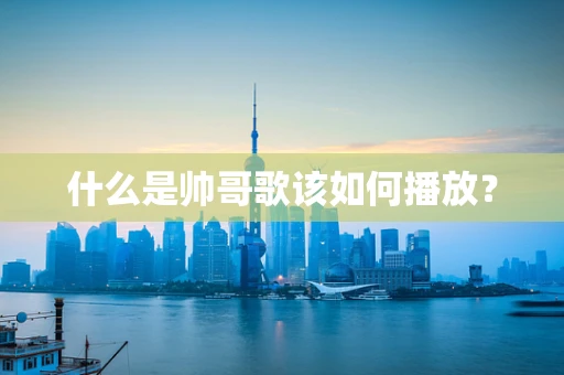 什么是帅哥歌该如何播放？