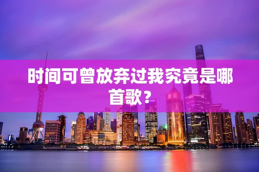 时间可曾放弃过我究竟是哪首歌？