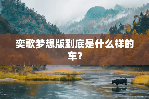 奕歌梦想版到底是什么样的车？