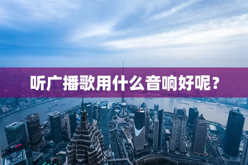 听广播歌用什么音响好呢？