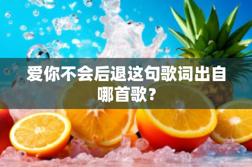 爱你不会后退这句歌词出自哪首歌？