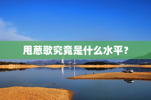 甩葱歌究竟是什么水平？