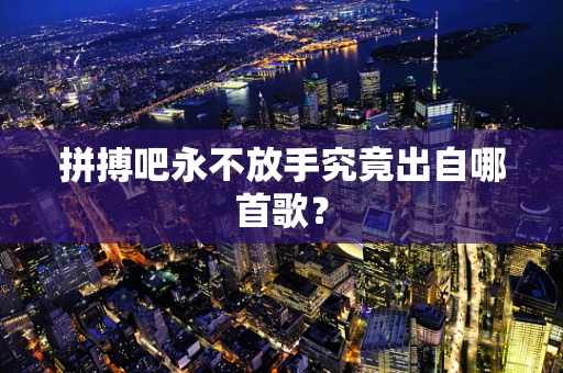 拼搏吧永不放手究竟出自哪首歌？