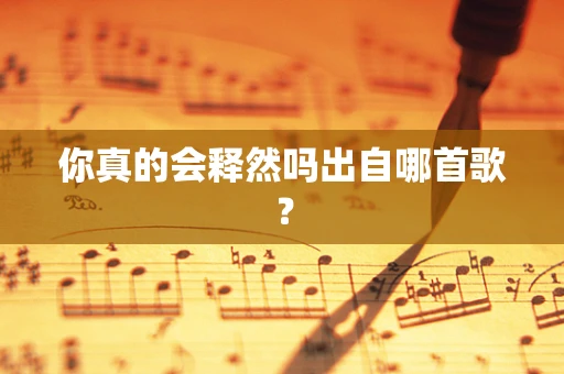 你真的会释然吗出自哪首歌？