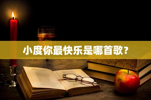 小度你最快乐是哪首歌？