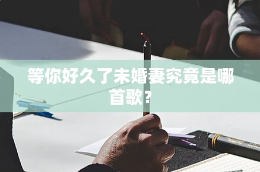 等你好久了未婚妻究竟是哪首歌？