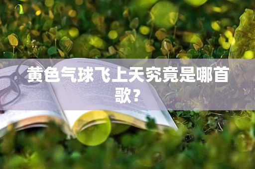 黄色气球飞上天究竟是哪首歌？