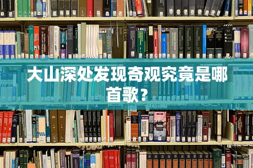 大山深处发现奇观究竟是哪首歌？