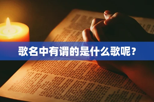 歌名中有谓的是什么歌呢？