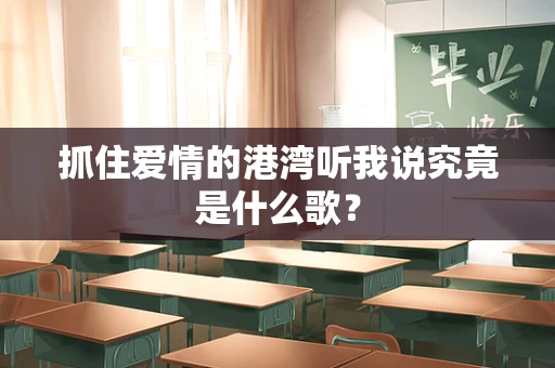 抓住爱情的港湾听我说究竟是什么歌？