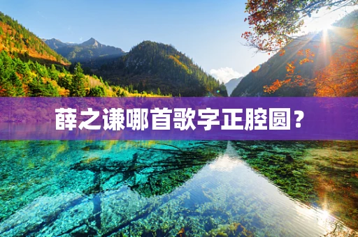 薛之谦哪首歌字正腔圆？