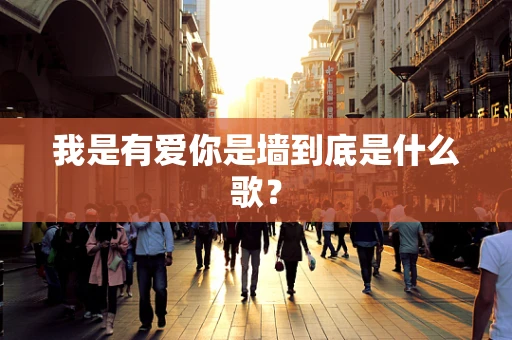 我是有爱你是墙到底是什么歌？
