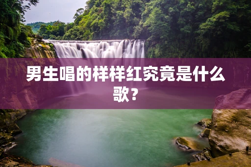 男生唱的样样红究竟是什么歌？