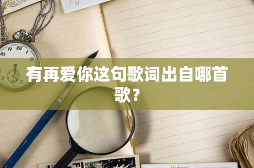 有再爱你这句歌词出自哪首歌？