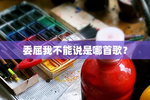 委屈我不能说是哪首歌？