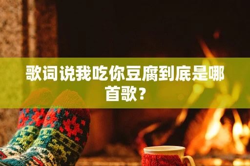 歌词说我吃你豆腐到底是哪首歌？