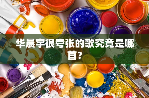 华晨宇很夸张的歌究竟是哪首？