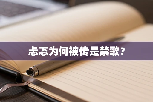 忐忑为何被传是禁歌？