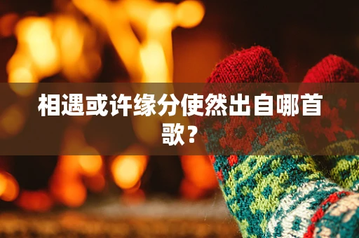 相遇或许缘分使然出自哪首歌？