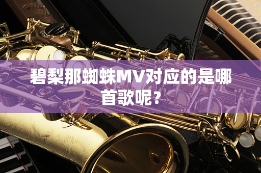 碧梨那蜘蛛MV对应的是哪首歌呢？