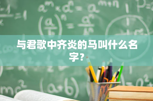 与君歌中齐炎的马叫什么名字？