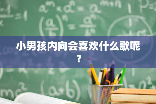 小男孩内向会喜欢什么歌呢？
