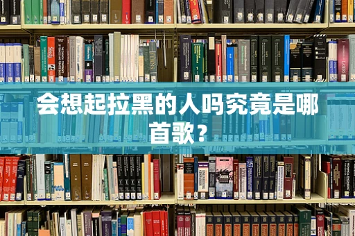 会想起拉黑的人吗究竟是哪首歌？