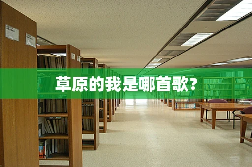 草原的我是哪首歌？
