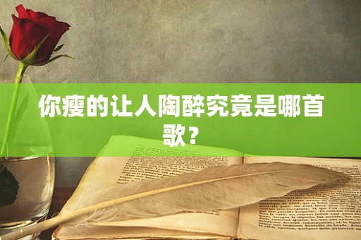 你瘦的让人陶醉究竟是哪首歌？