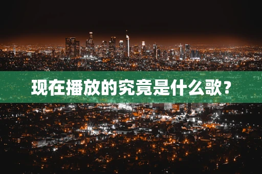 现在播放的究竟是什么歌？